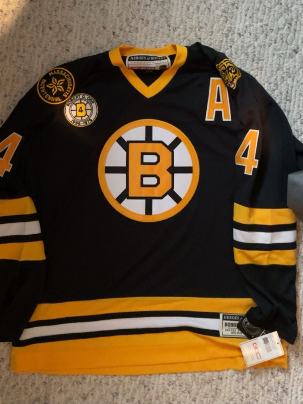 CCM Boston Bruins Bobby Orr Jersey